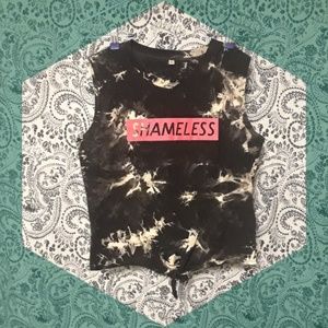 💥"Shameless" Crop Muscle Tank